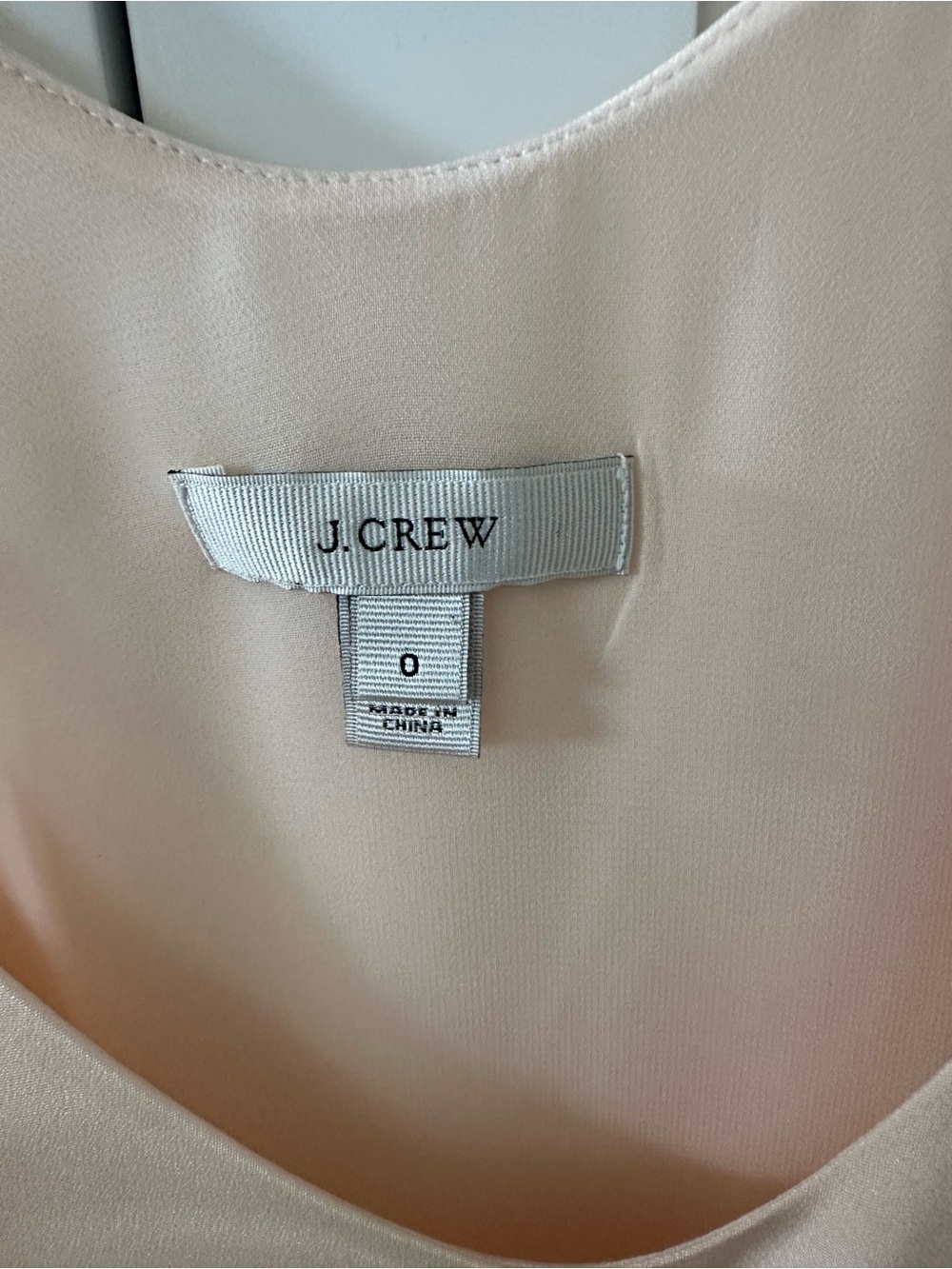 J.Crew Silk Blush V-Neck Sleeveless Tank Top - Picture 5 of 7